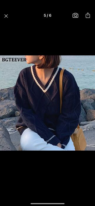 Нов пуловер  от Алиекспрес .