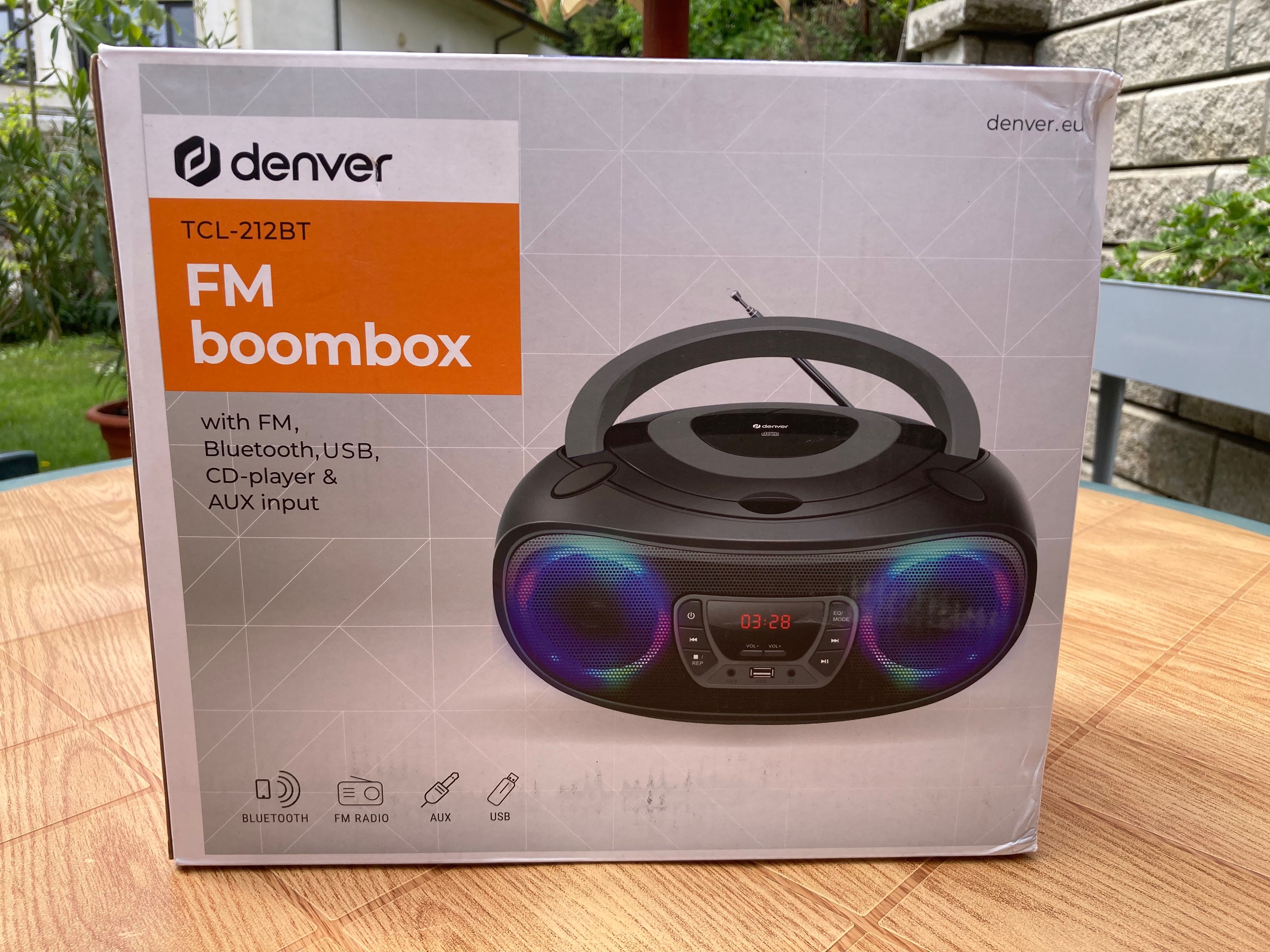 CD Boombox Denver - Bluetooth / Aux / USB