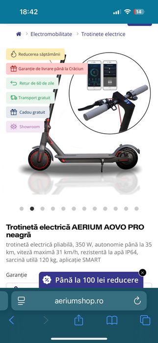 Trotineta electrica Aerium