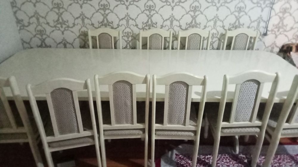 Стол со стулями бу