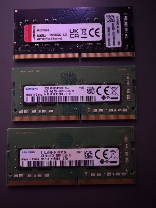 Rami DDR4 laptop