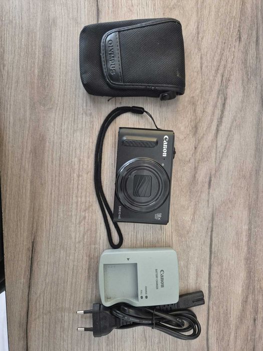 Canon PowerShot SX610 HS - компактна камера с калъф и зарядно