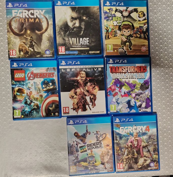 Продавам игри за playstation4