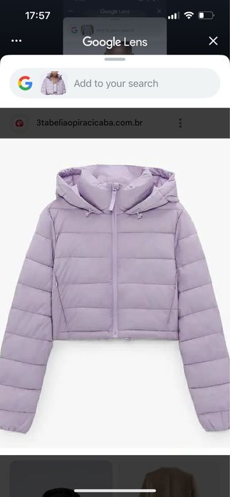 Дамско яке Zara,лилаво