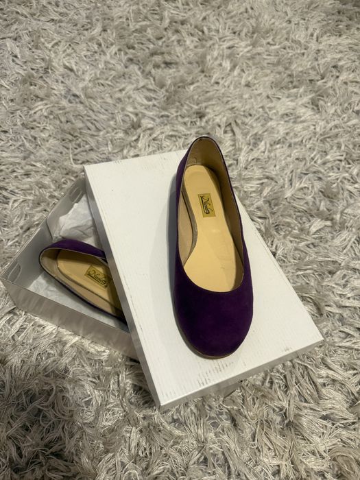 Balerini piele intoarsa-mov-37
