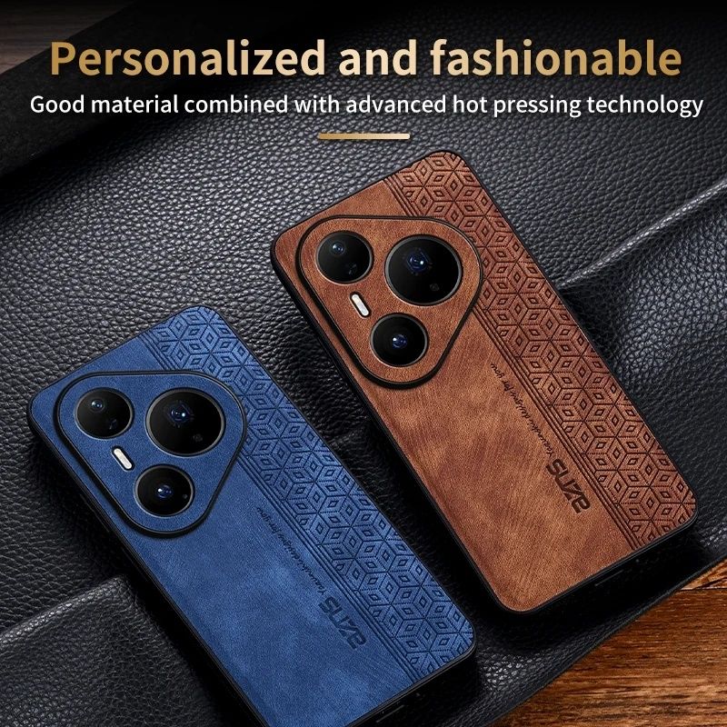 Huawei Pura 80 / 80 Pro / 80 Ultra / AZNS LEATHER Кожен кейс гръб