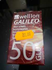 Продавам тест ленти за глюкомер Wellion Galileo