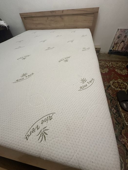 Pat 140x200 cu saltea inclusa
