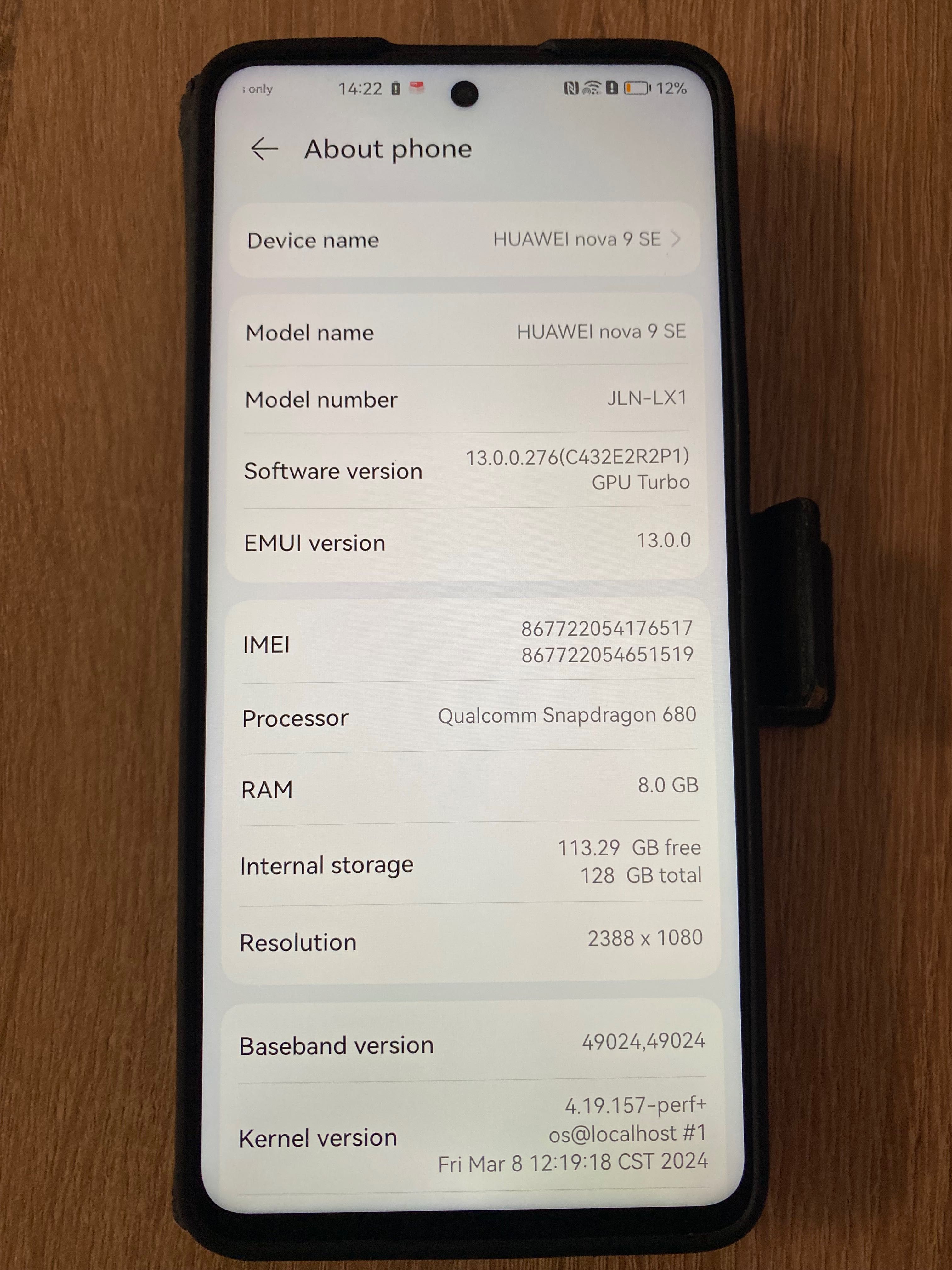 Huawei nova 9 SE