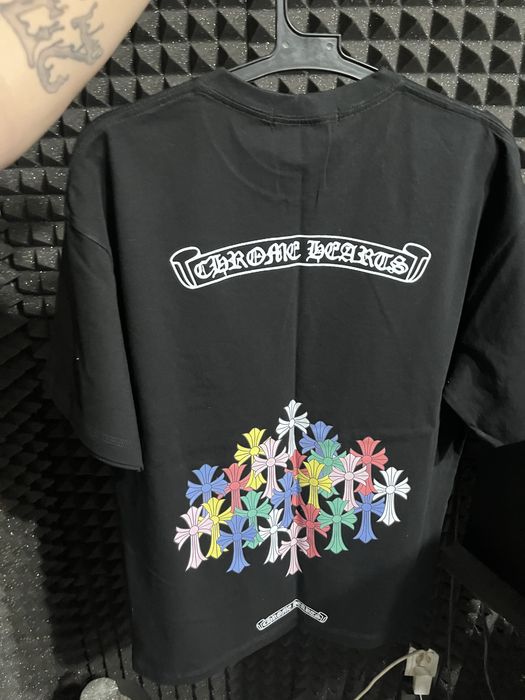 Tricou Chrome Hearts Cross Multicolor size L