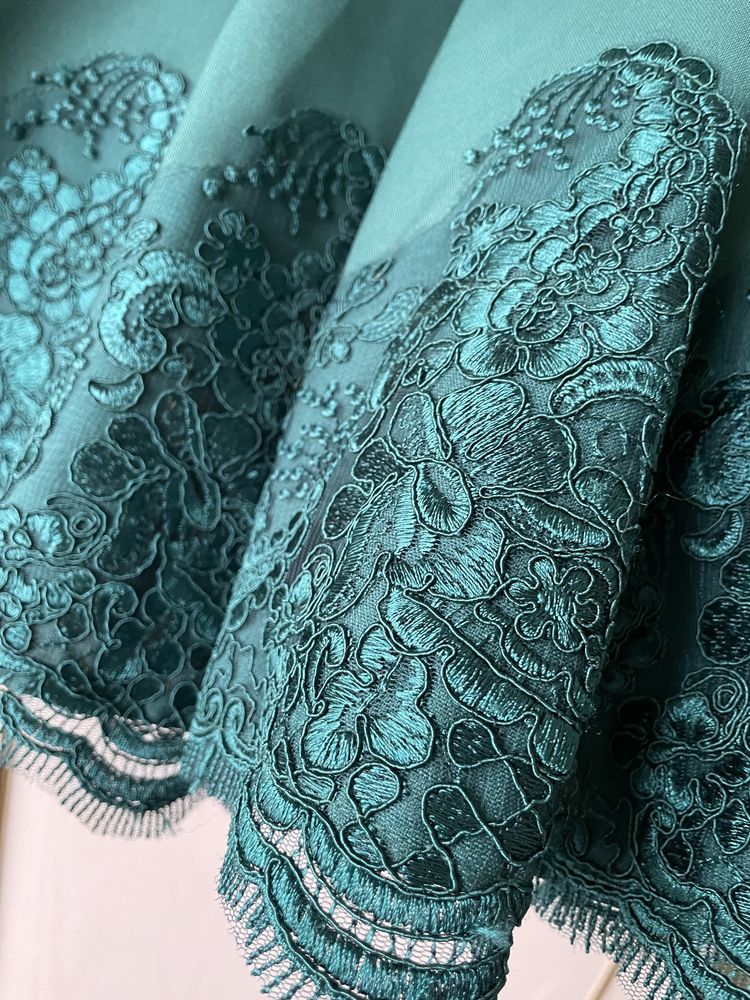 Rochie eleganta de seara - verde smarald