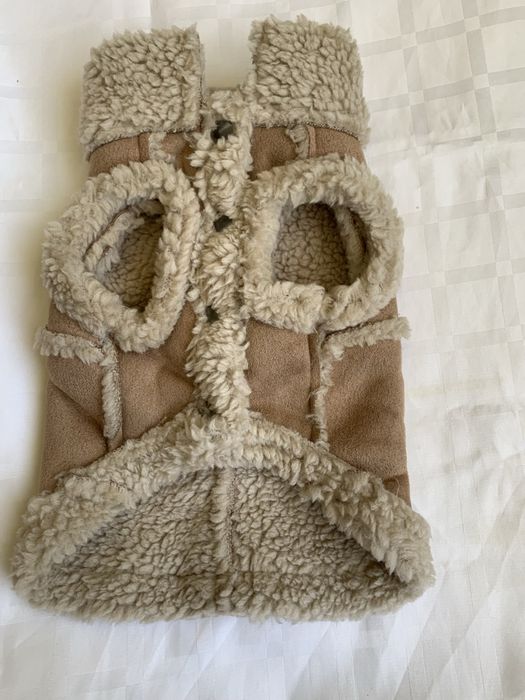 Комплект топъл елек и ботушки за кучета