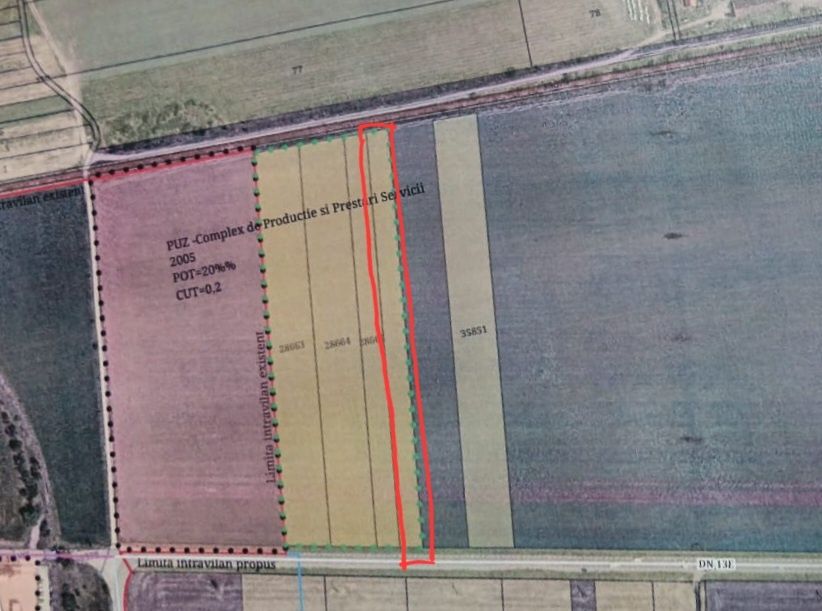 Teren intravilan industrial