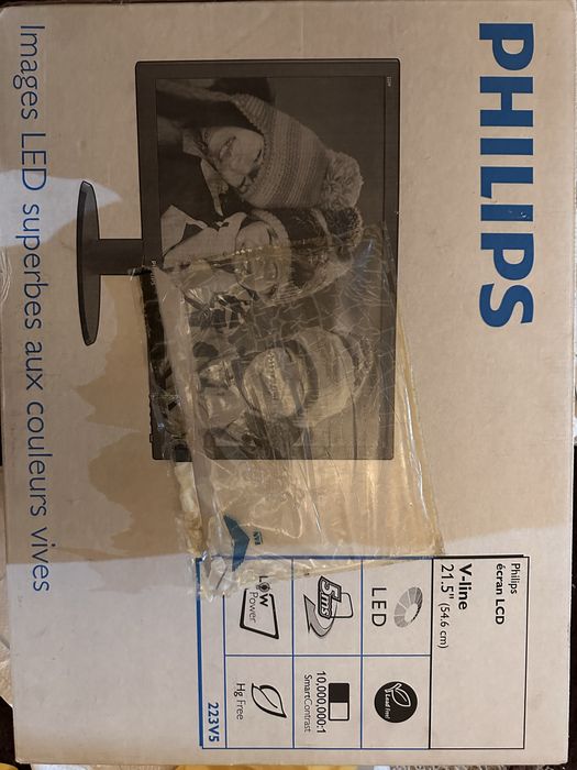 Monitor Monitor LED VA Philips 21.5", Full HD, , Negru, 221V8A