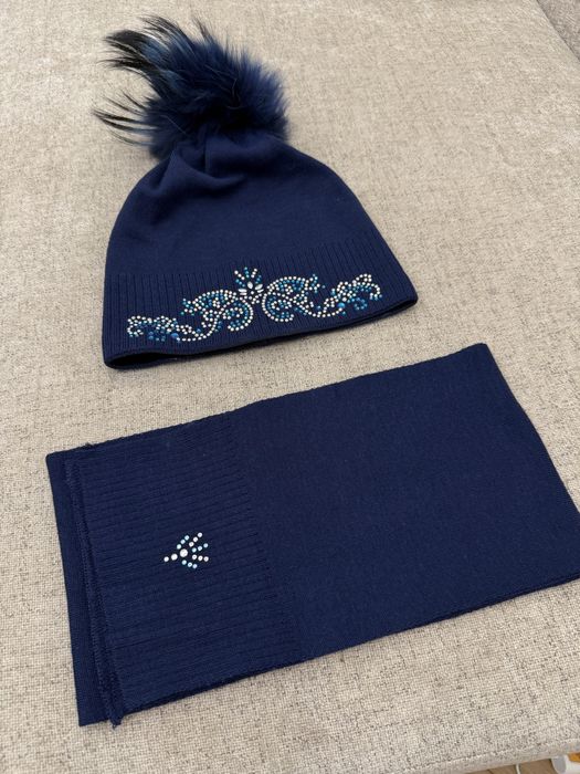 Комплект Шапка + Шарф для девочек