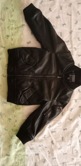 Детско кожено яке на круиз за две  годишно момчене