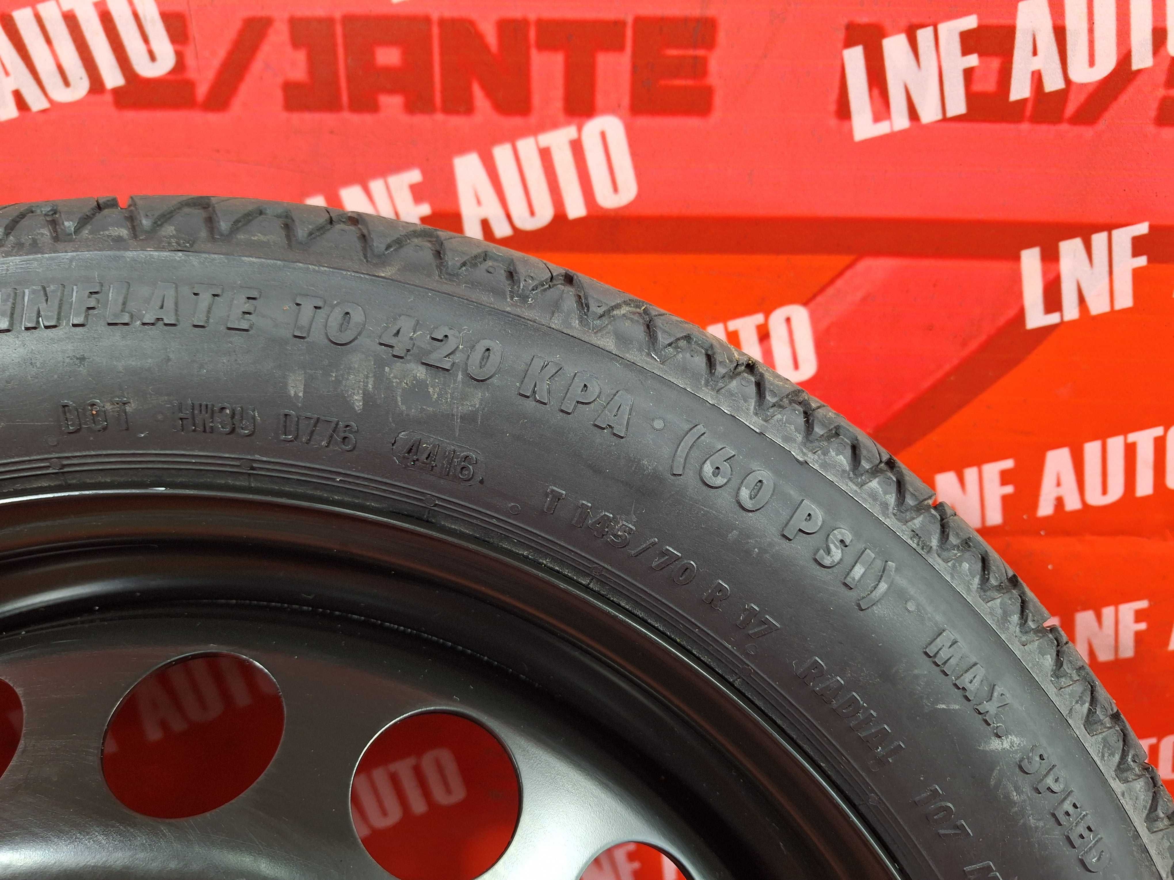 Rezerva SLIM 5x114.3 17'' Renault Megane Arkana Captur Espace NISSAN