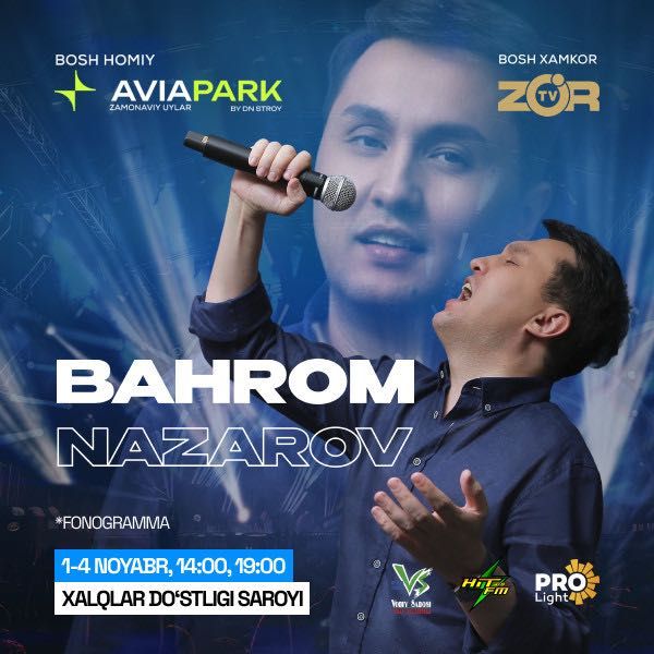 Bahrom Nazarov 4 noyabr, Seshanba