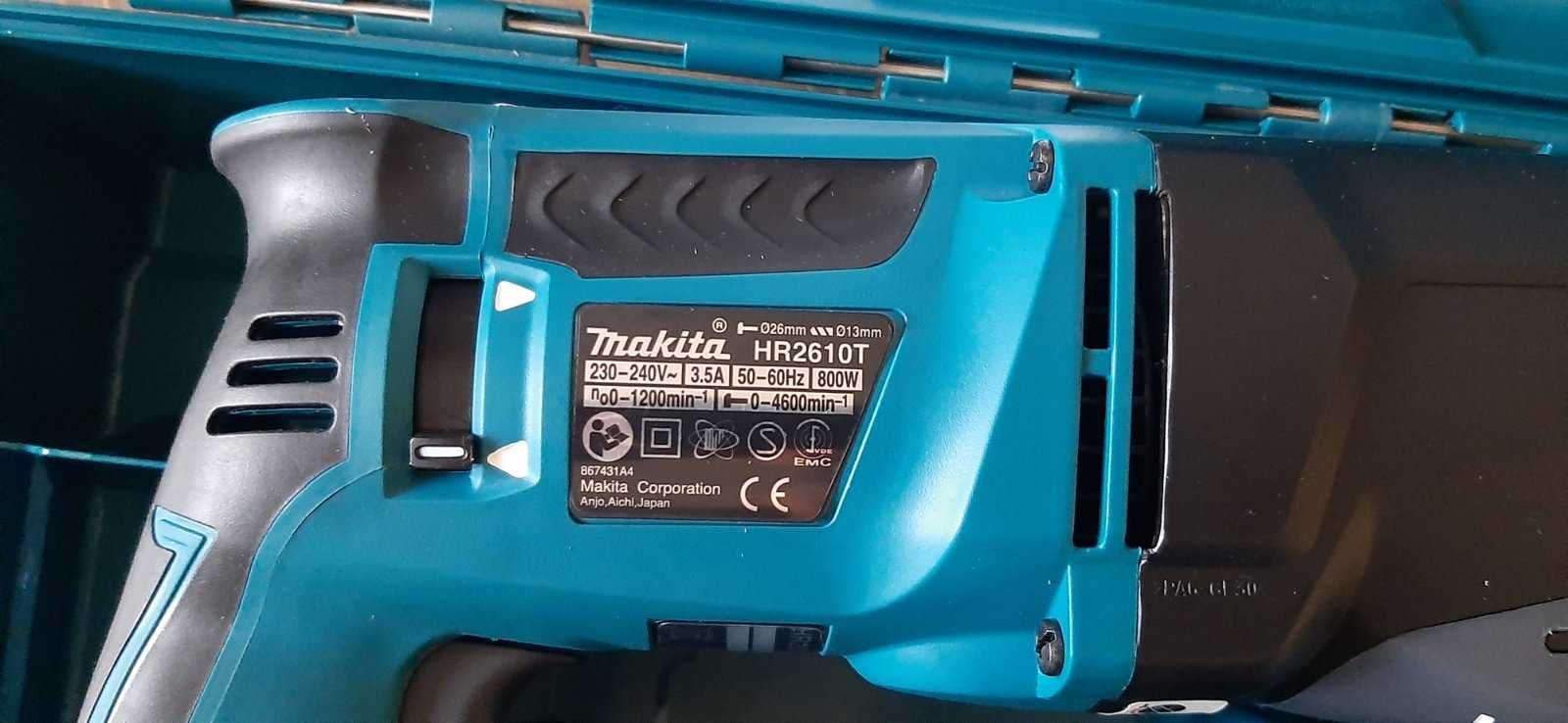 Нов оригинален перфоратор Макита Makita HR2610T със сменяем патронник