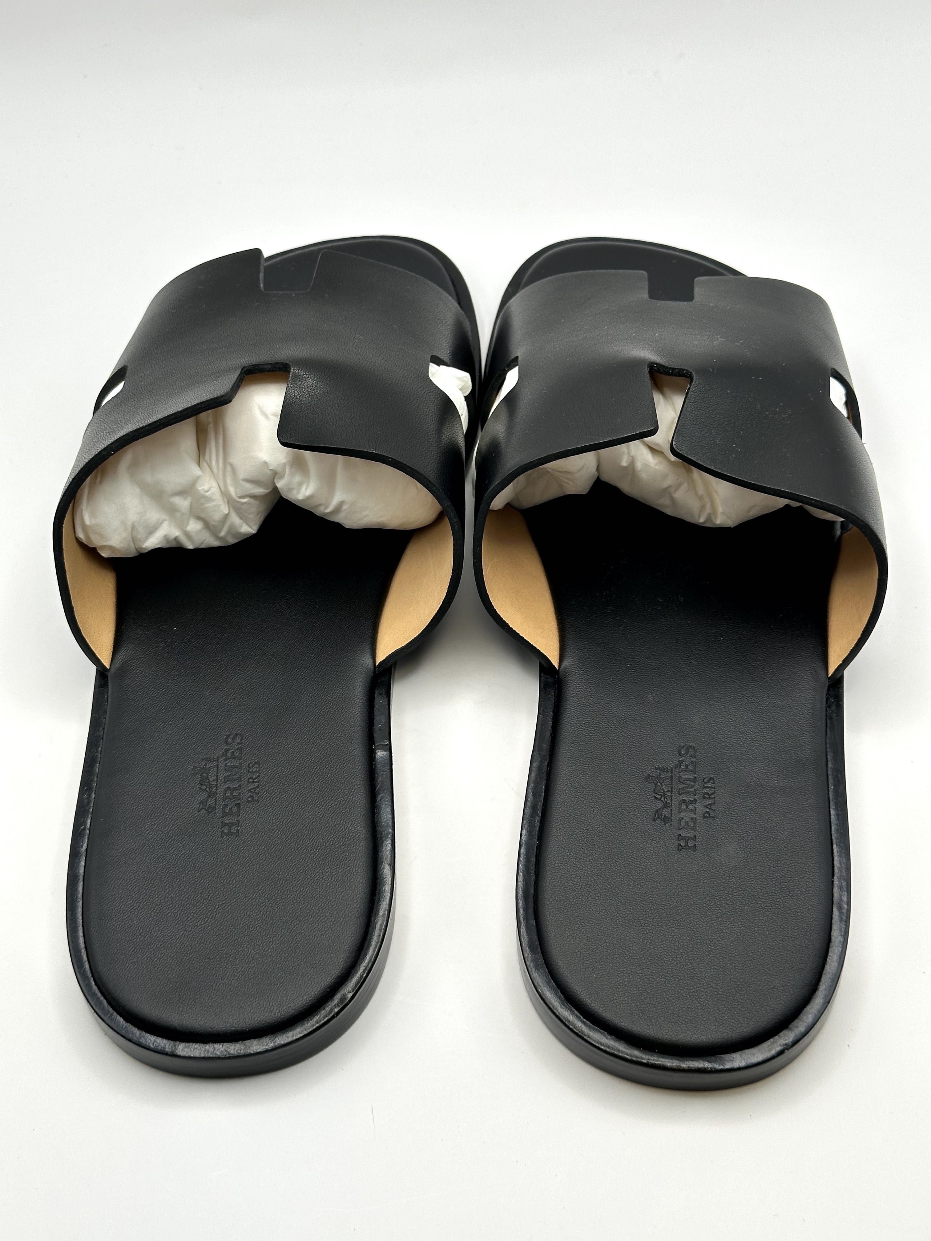 Hermes Slides Man Black