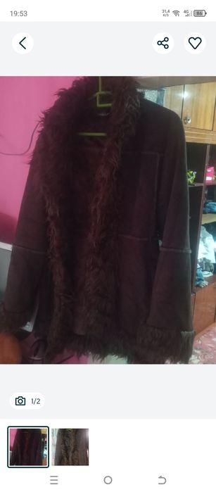 Продам женская дублёнка тёплая размер 48 50 52