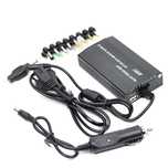 Incarcator Laptop Auto + Priza cu 8 MUFE Universale 12v / 220v AX