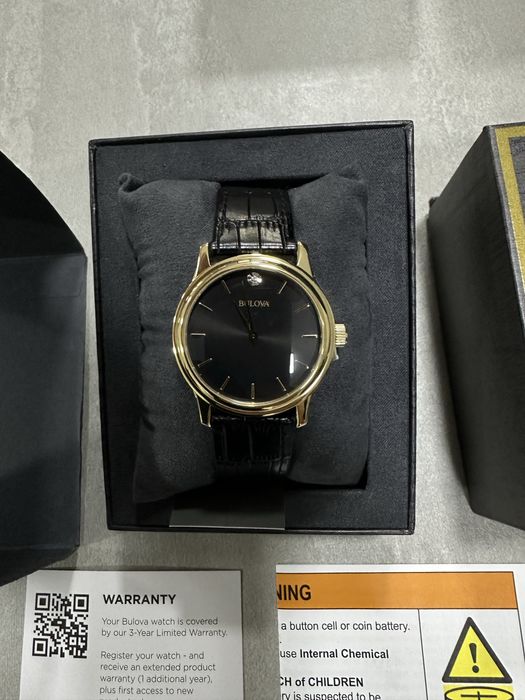 ORIGINAL Bulova — Наручные часы с бриллиантом, США