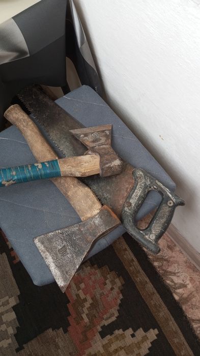 Молоток,Топор.ножовка.Советские.