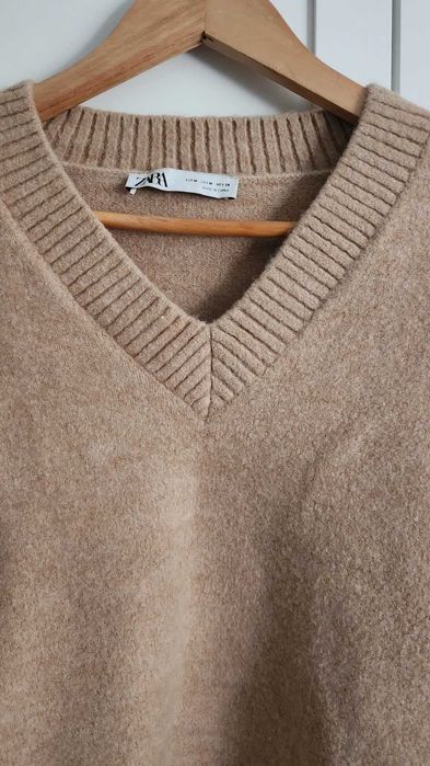 Плетен пуловер Zara