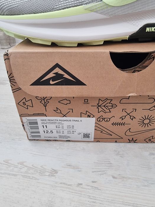 Маратонки nike reactx pegasus trail 5 номер 44