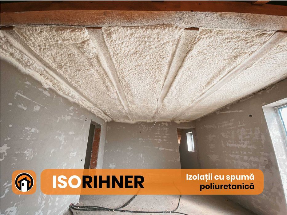 Termoizolații tavan cu spumă poliuretanică HUNEDOARA