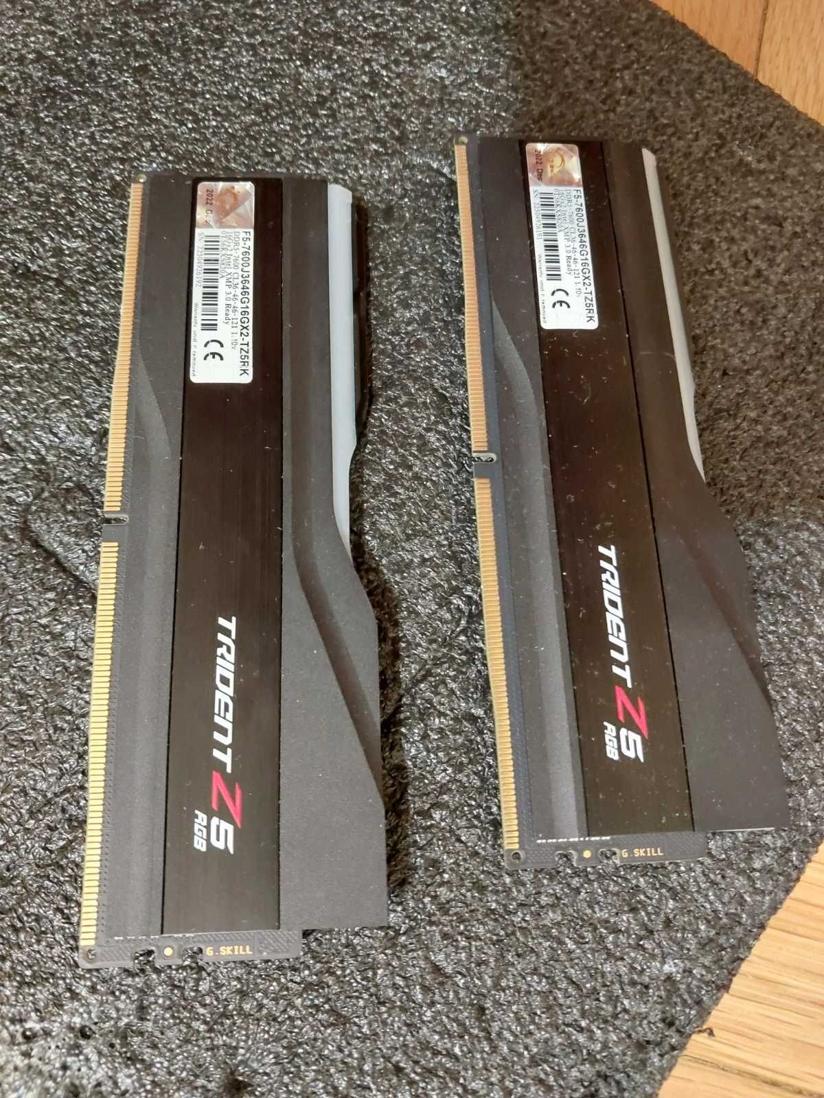 32GB 7600MHz, CL36 DDR5 Teamgroup T-Force RGB