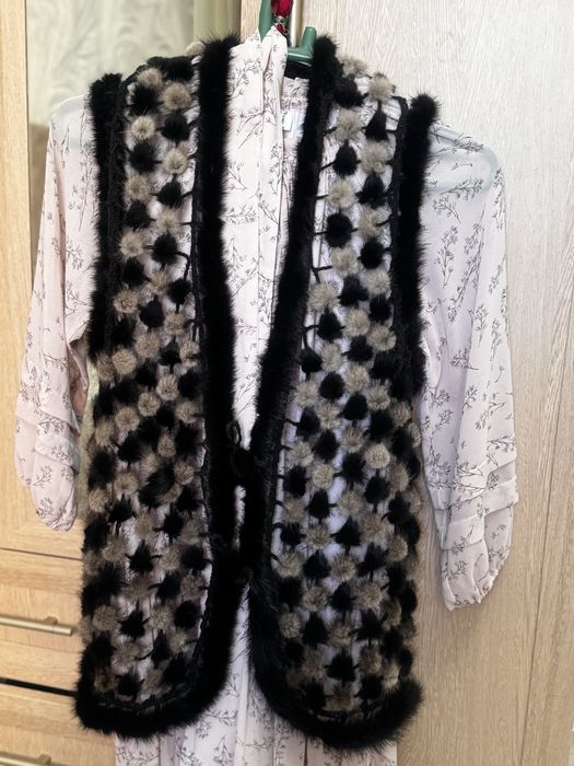 Норковая жилетка