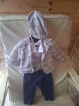 Vând costum botez baietel Maya 3-6luni