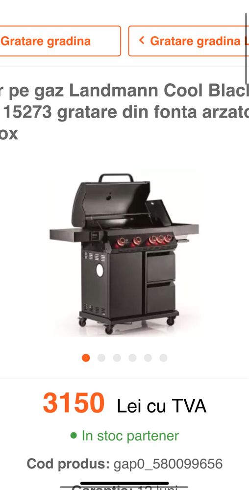 Gratar Landman Cool Black 4.1