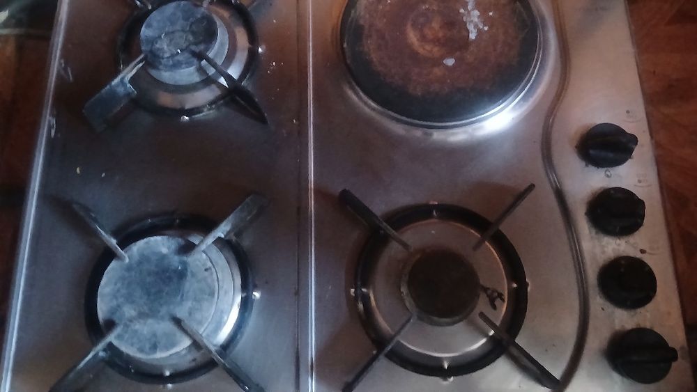 Плита.  Газ + ?электричество