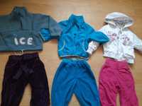 Haine groase  pentru bebeluși + alți pantaloni și bluze ,toate 100 lei