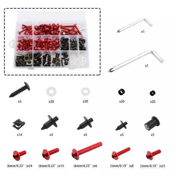Suruburi Carene Moto Kit Set Motocicleta Honda Yamaha Kawasaki Suzuki