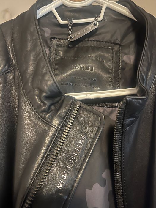 Кожено яке Philipp Plein XL