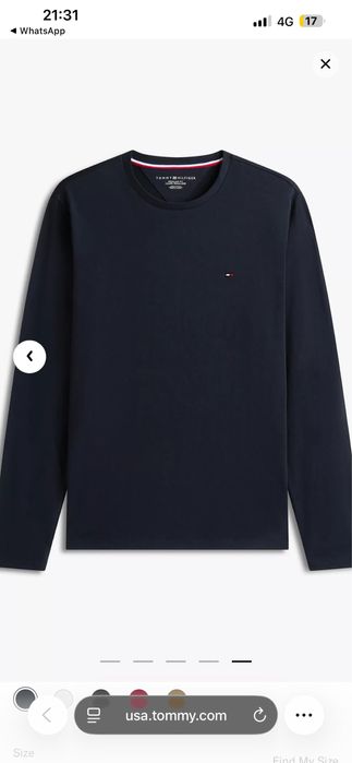 Лонгслив Tommy