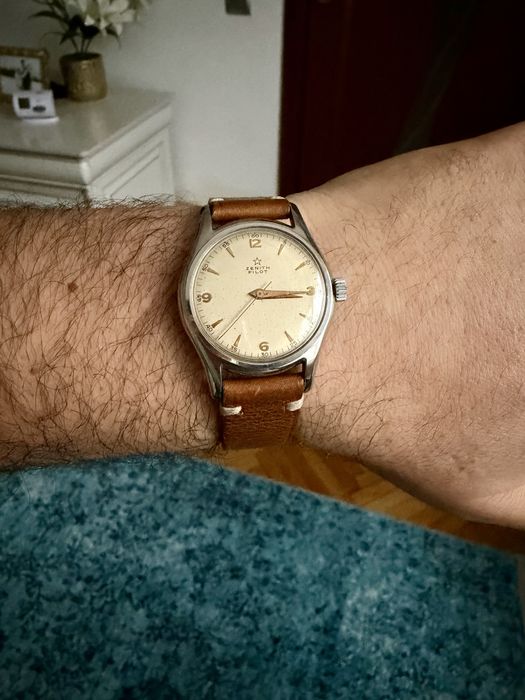 Ceas Zenith Pilot full set Acte-Cutie. Anul 1948