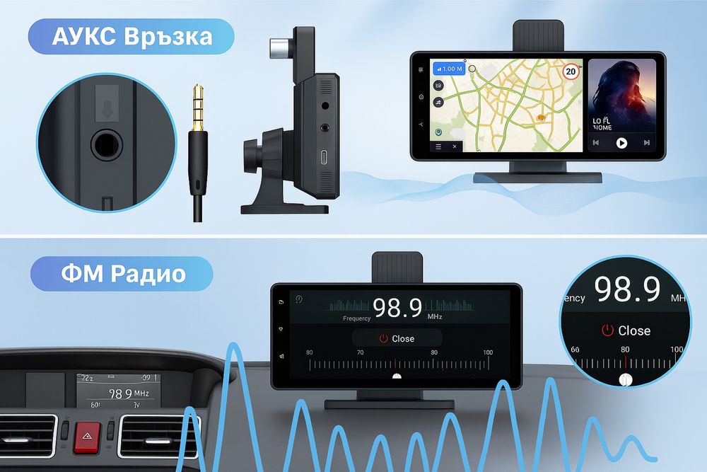 Мултимедия 10.26 инча за кола с CarPlay и Android Auto