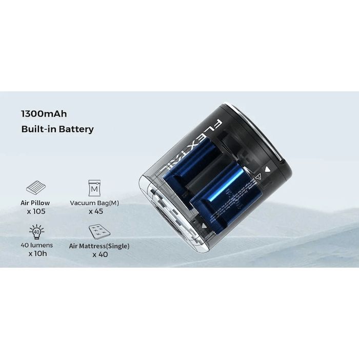 Flextail TINY PUMP 2X електрическа въздушна помпа, ултра лека, 3 в 1