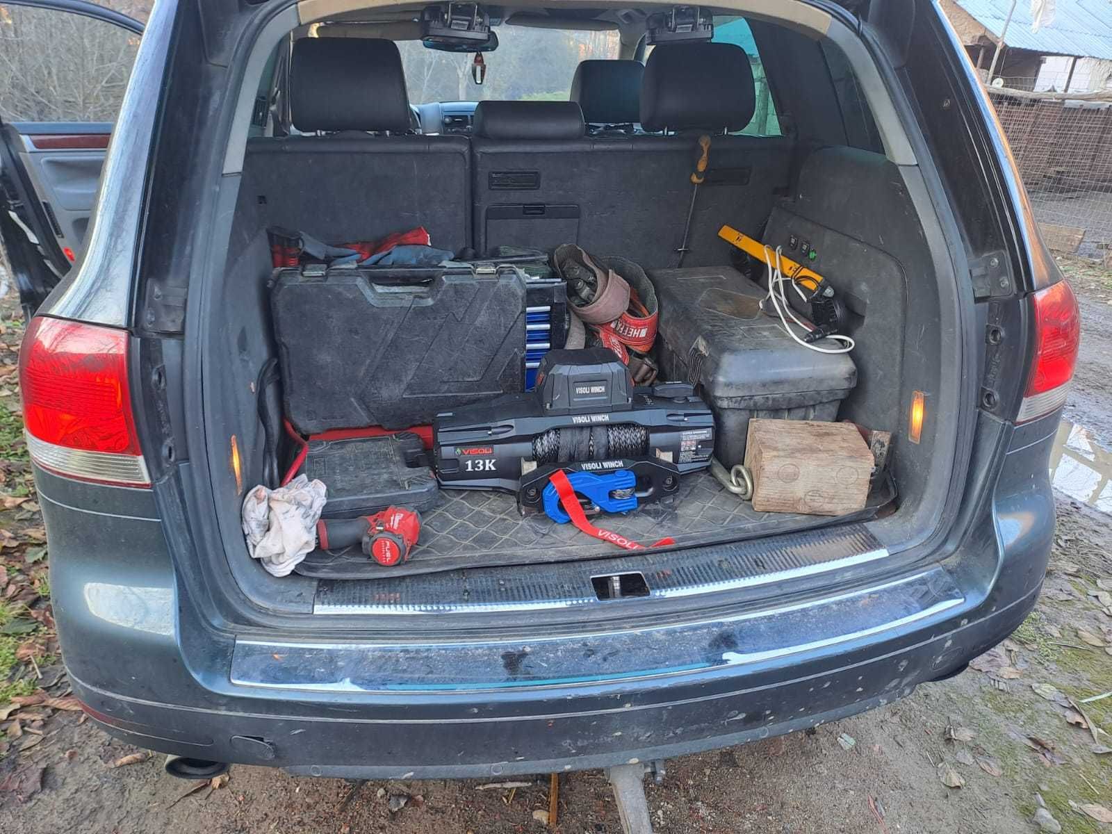 Troliu auto electric Visoli 13000lbs/5909kg cu cablu sintetic W13.0