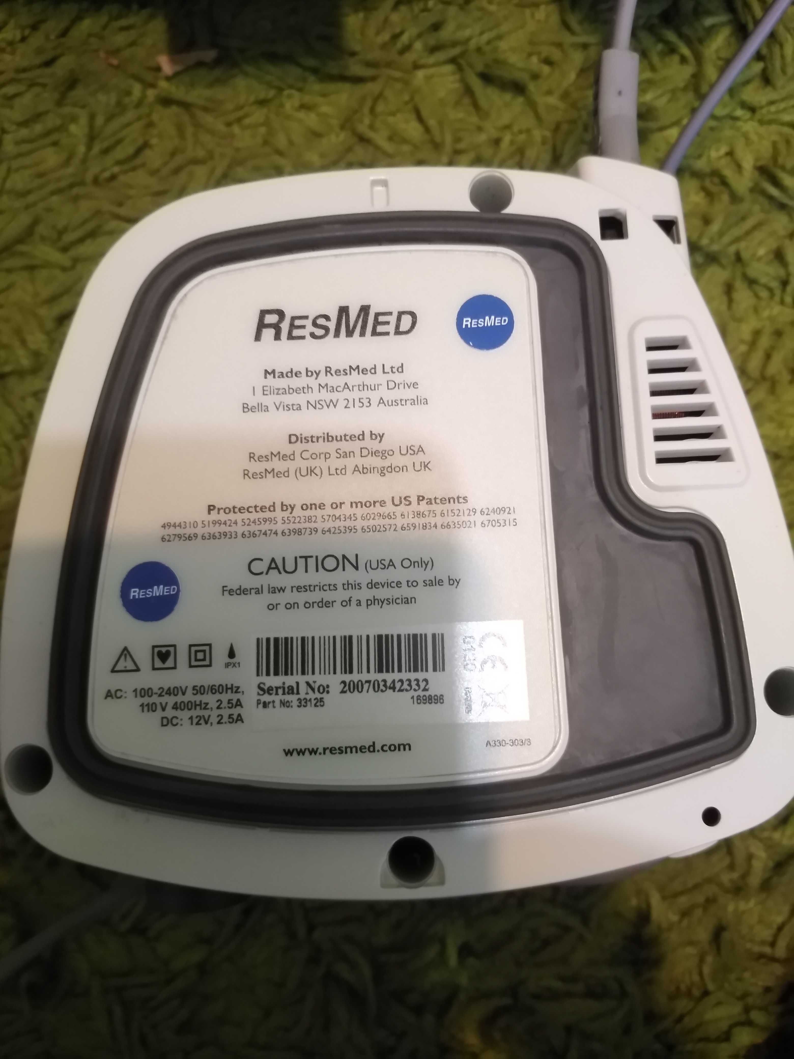 Aparat respiratie CPAP model  Resmed  Autoset Spirit S8