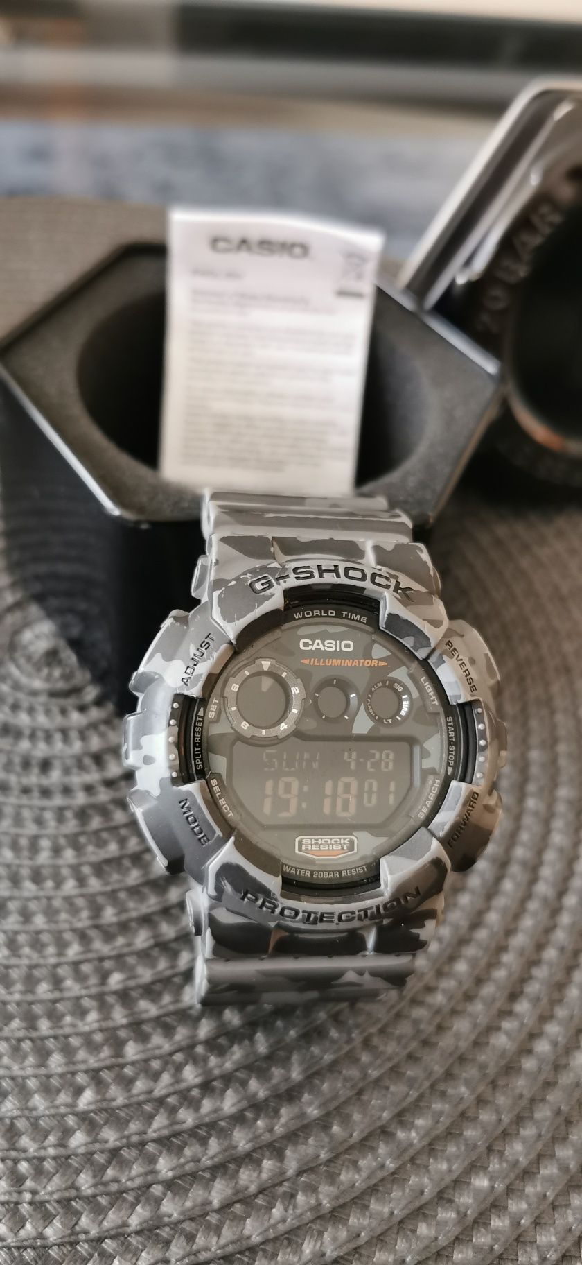 Vand casio g-shock gd 120cm