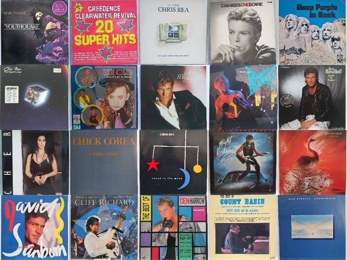 VINIL LISTA PINK FLOYD Bob Marley Queen Sting Abba Doors Yazoo u2