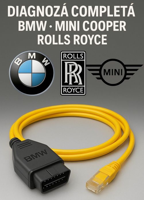 Enet Cablu BMW Mini Cooper & Rolce Royce Codare Activare Regenerare