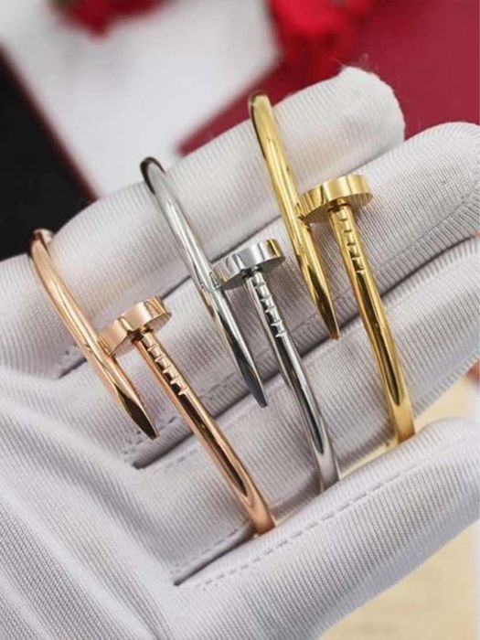 Гривна пирон Cartier Love и Juste un Clou + луксозна червена кутия