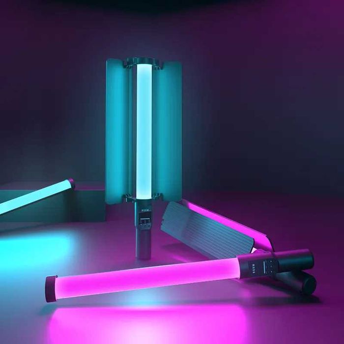 Rgb Light Stick \ Видеосвет RGB свет для видео и фото съемок + ШТОРКИ